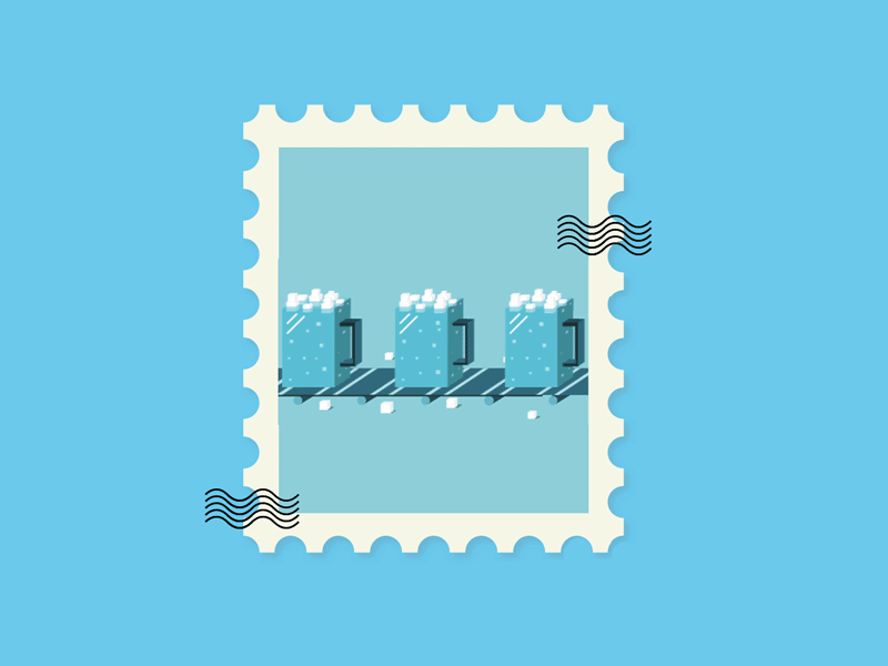 Illustration Briefmarke
